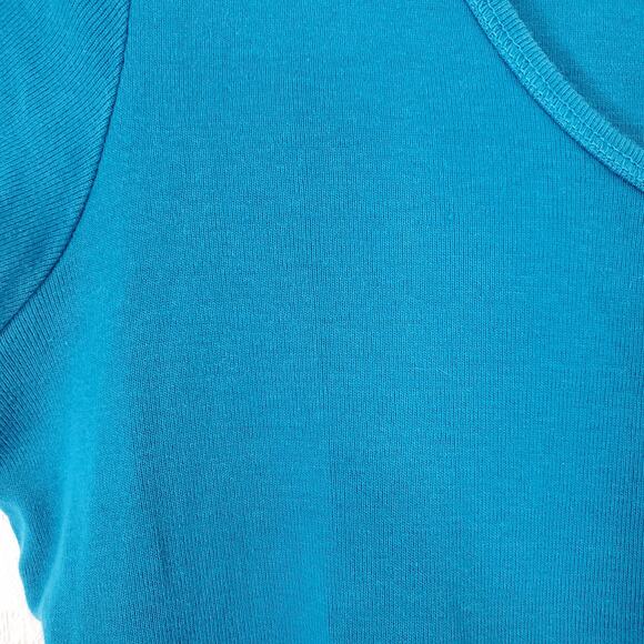 Victoria's Secret Slim Scoopneck Tee Deep Teal Size M - Picture 2 of 5